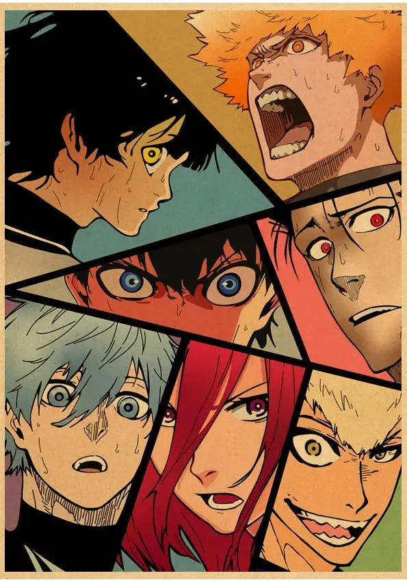 Posters - BlueLock - Blue WorldBoutique immersive d’anime et manga : maillots Blue Lock et Inazuma Eleven, produits dérivés exclusifs, nombreuses offres, cadeaux et tailles variées pour tous les fans.